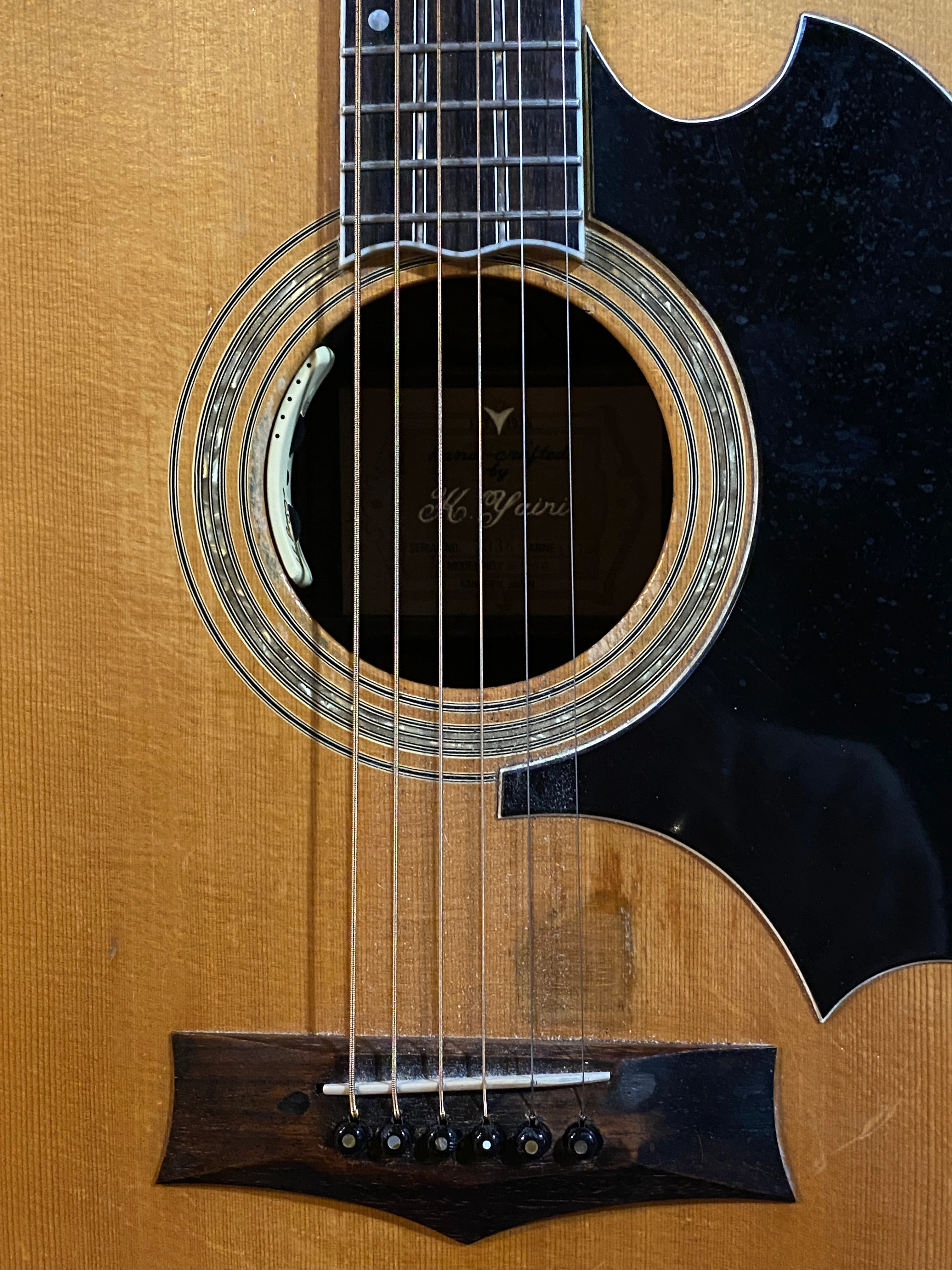 Photo of Michael's 1975 Yari Accoustic Guitar